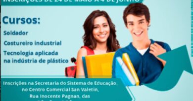 EDITAL CURSOS DO SENAI 2021