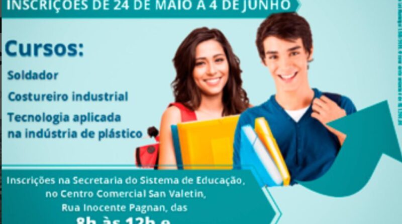 EDITAL CURSOS DO SENAI 2021